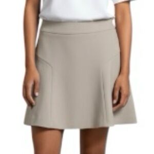 Express Classic A-Line Classic Cream Mini Skirt 8